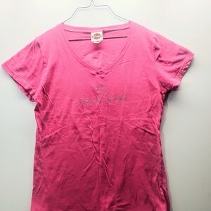 Pink Graphic Women's Top